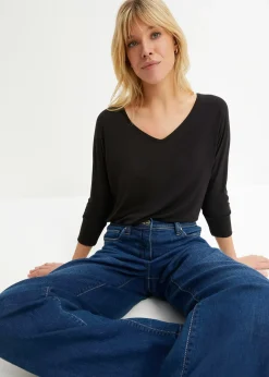 T-shirt oversize en viscose fluide