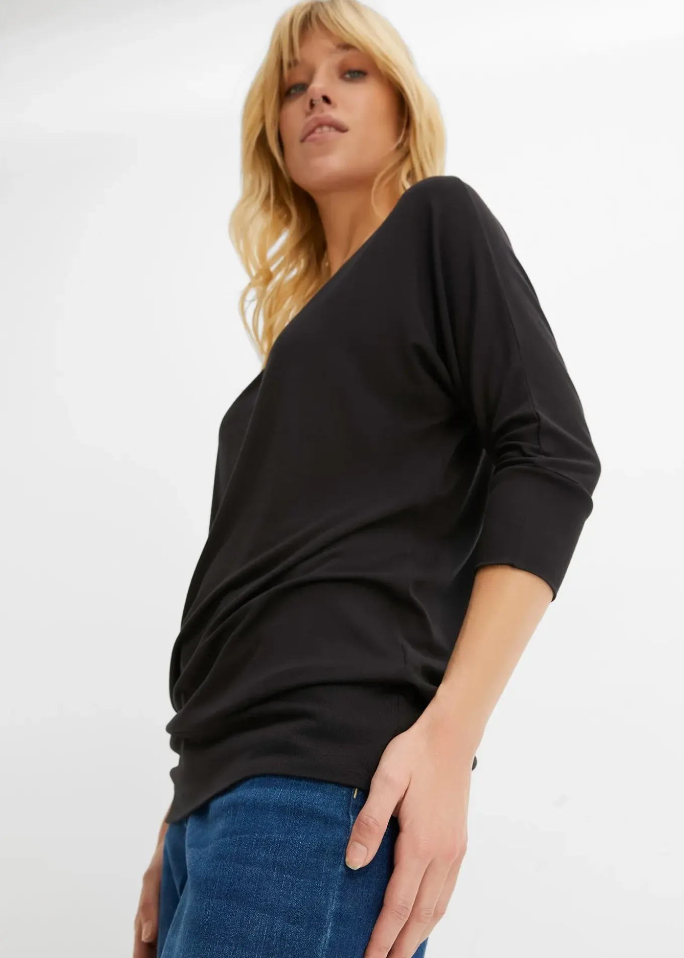 T-shirt oversize en viscose fluide
