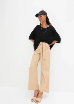 T-shirt oversize en viscose fluide