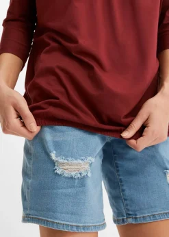 T-shirt oversize en viscose mélangée