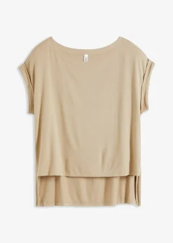 T-shirt oversize en viscose fluide