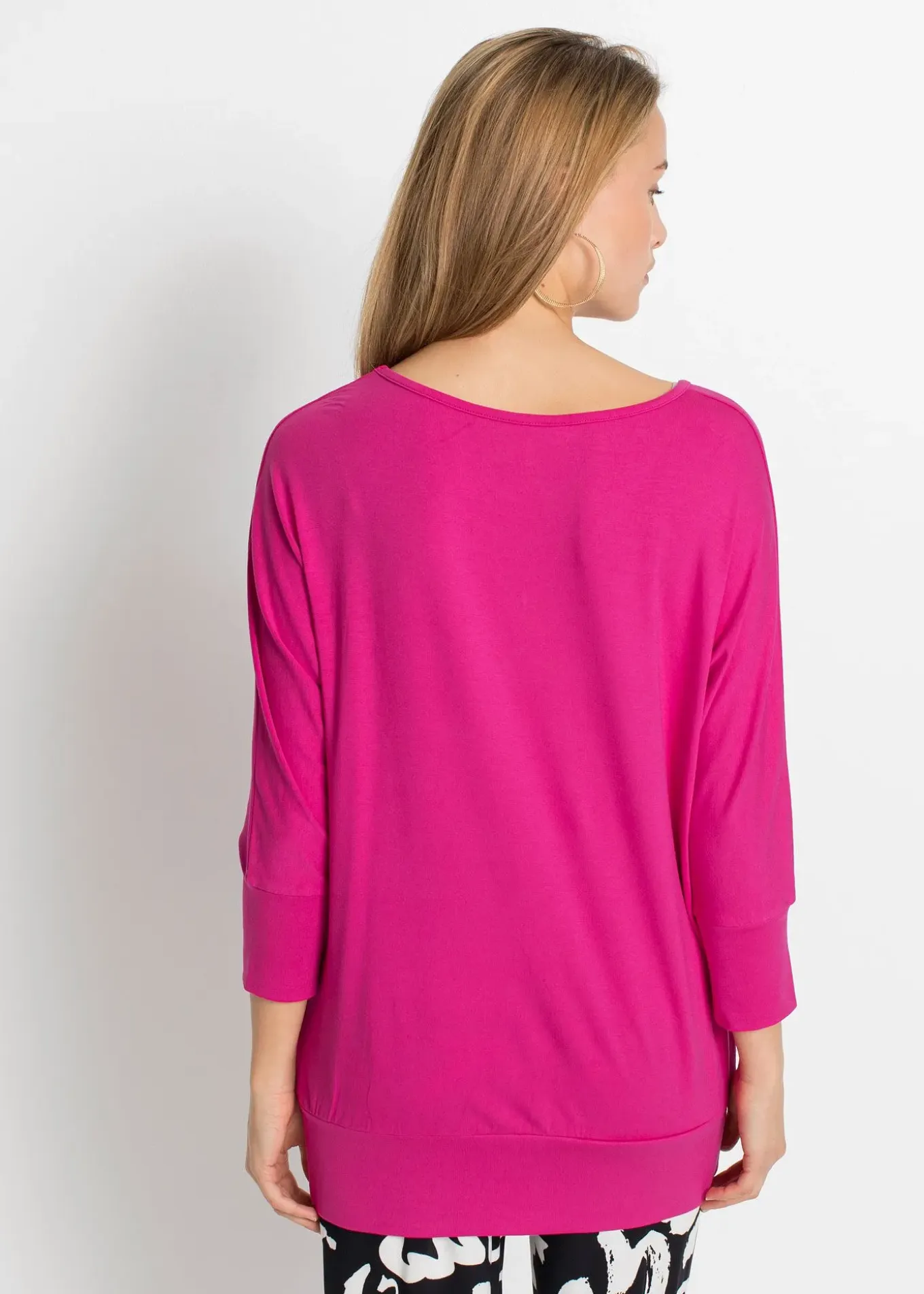 T-shirt oversize en viscose fluide