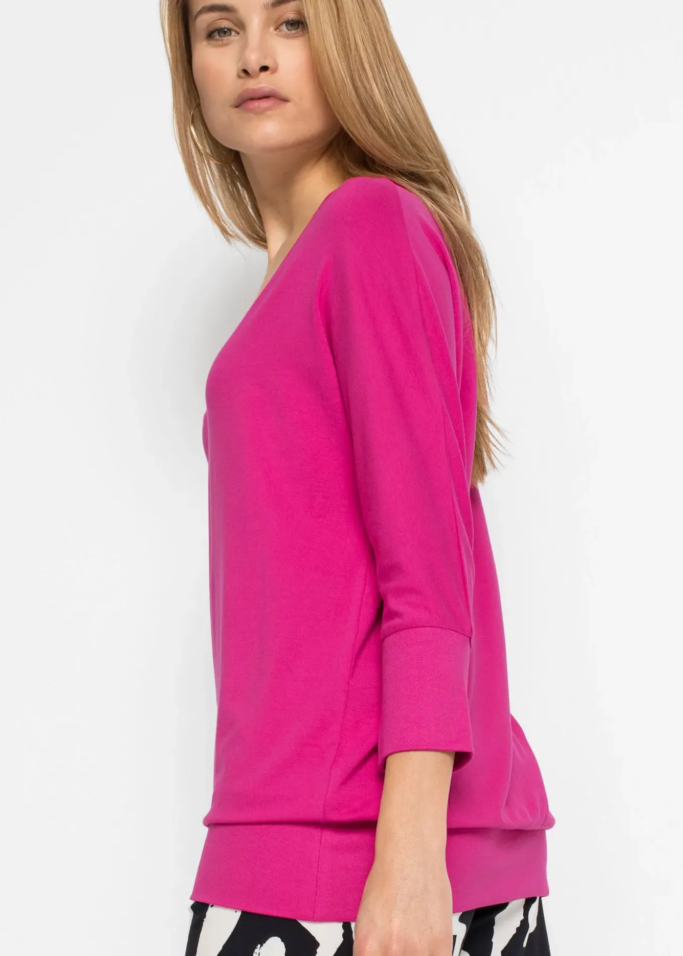 T-shirt oversize en viscose fluide