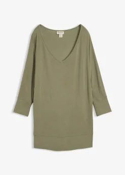 T-shirt oversize en viscose fluide