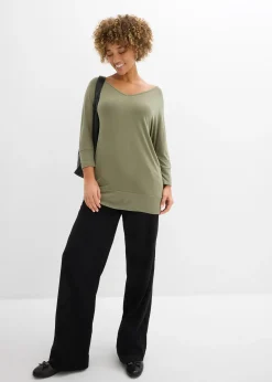 T-shirt oversize en viscose fluide
