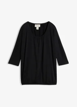 T-shirt oversize en viscose mélangée