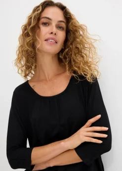 T-shirt oversize en viscose mélangée