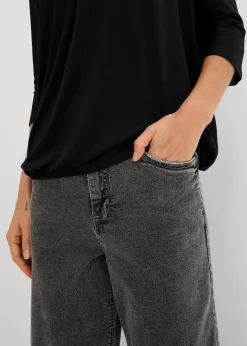 T-shirt oversize en viscose mélangée