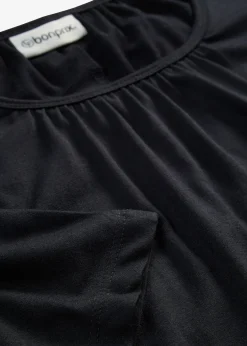 T-shirt oversize en viscose mélangée