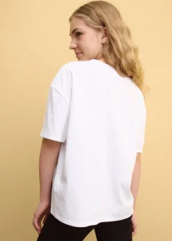 T-shirt oversize Hello Kitty 100% coton