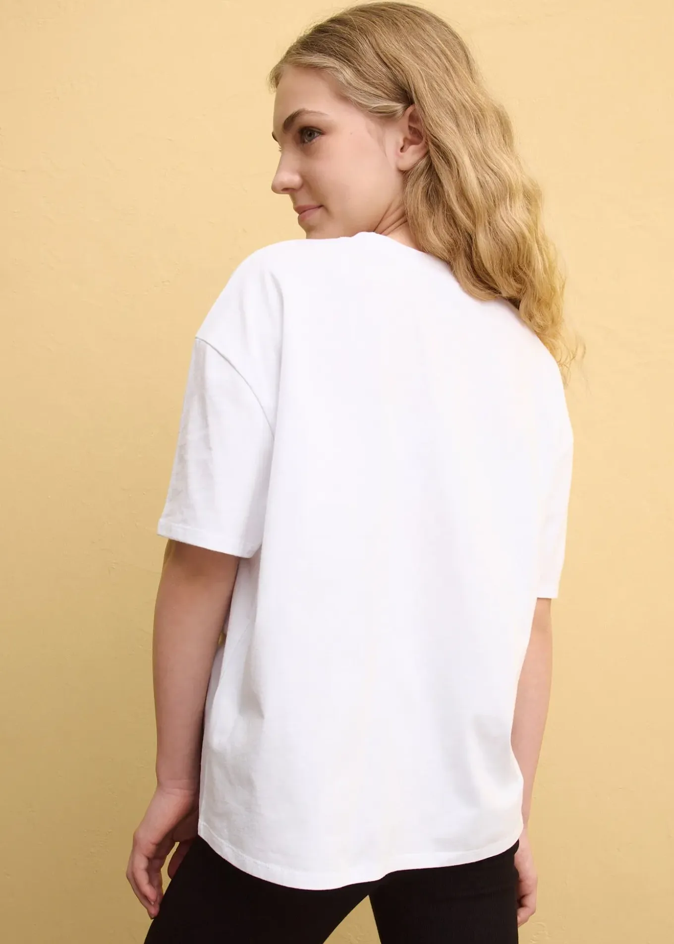 T-shirt oversize Hello Kitty 100% coton