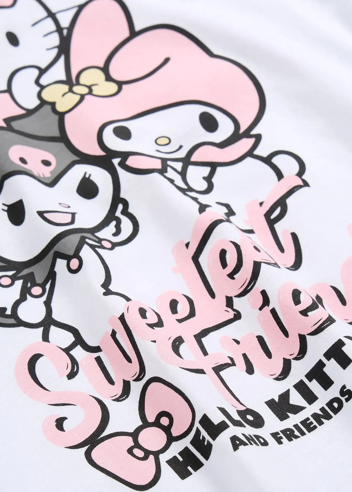 T-shirt oversize Hello Kitty 100% coton
