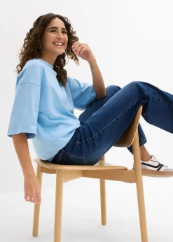 T-shirt épais oversize 100% coton