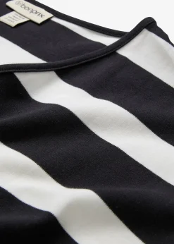 T-shirt rayé en maille