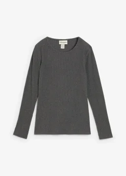 T-shirt thermique côtelé