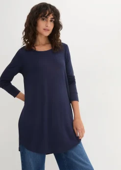 T-shirt viscose long, manches longues