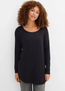 T-shirt viscose long, manches longues