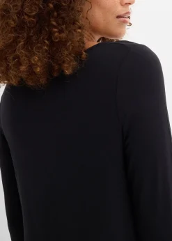 T-shirt viscose long, manches longues