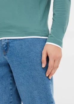 T-shirts manches longues, style 2en1