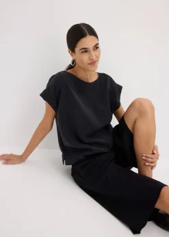 Tunique à encolure bateau