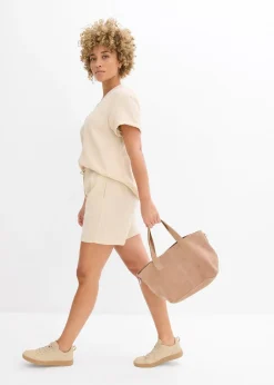 Tunique à manches courtes en gaze de coton