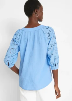 Tunique aérienne en gaze de coton