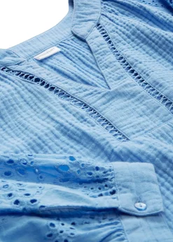 Tunique aérienne en gaze de coton