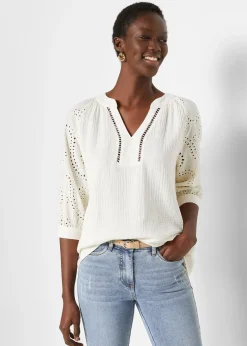 Tunique aérienne en gaze de coton