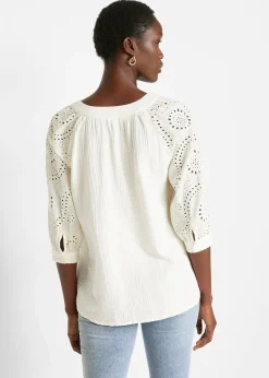 Tunique aérienne en gaze de coton