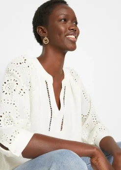 Tunique aérienne en gaze de coton