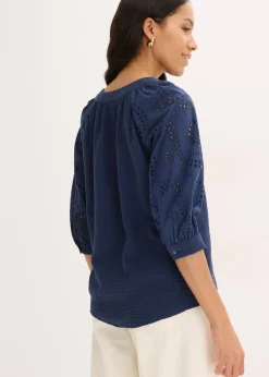 Tunique aérienne en gaze de coton