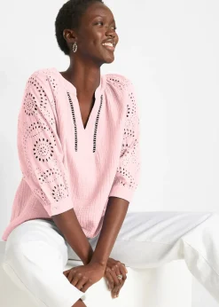 Tunique aérienne en gaze de coton