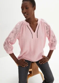 Tunique aérienne en gaze de coton