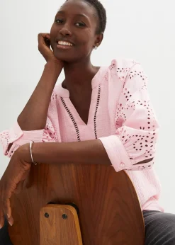 Tunique aérienne en gaze de coton