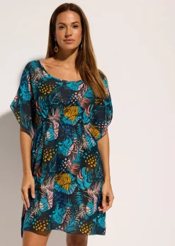 Tunique de plage en crêpe