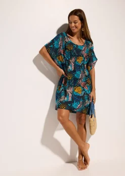 Tunique de plage en crêpe