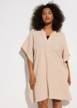 Tunique de plage en gaze de coton