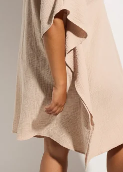 Tunique de plage en gaze de coton