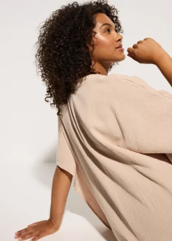 Tunique de plage en gaze de coton