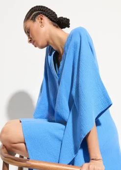 Tunique de plage en gaze de coton