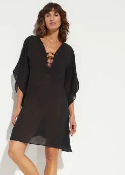 Tunique de plage en mousseline légère