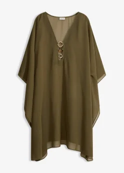 Tunique de plage en mousseline légère