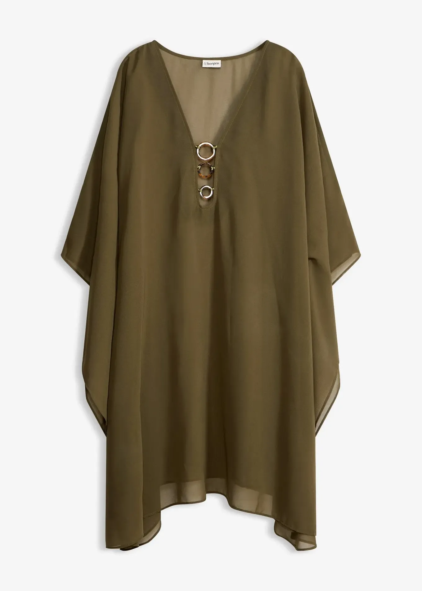 Tunique de plage en mousseline légère