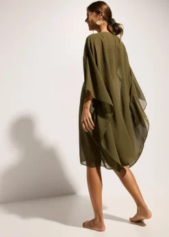 Tunique de plage en mousseline légère