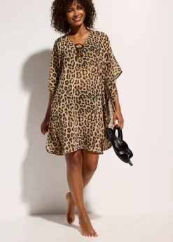 Tunique de plage en mousseline