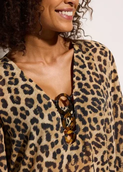 Tunique de plage en mousseline