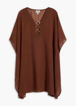 Tunique de plage en mousseline légère