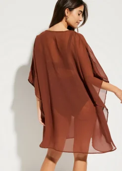 Tunique de plage en mousseline légère