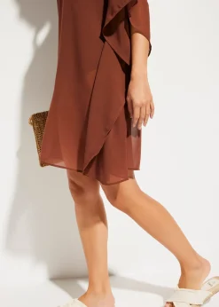 Tunique de plage en mousseline légère