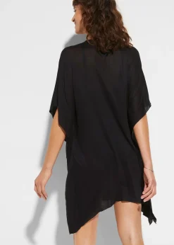 Tunique de plage en viscose transparente